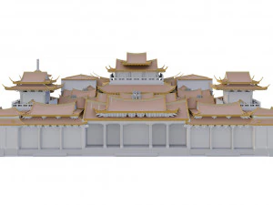 chinese temple chao tian gong 3D Model