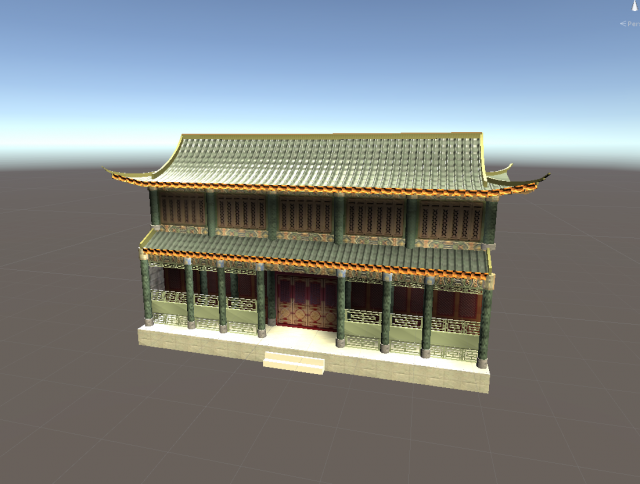 chinese temple wen yuange ko 3D Model .c4d .max .obj .3ds .fbx .stl .blend 