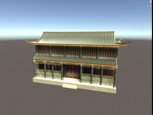 chinese temple wen yuange ko 3D Model