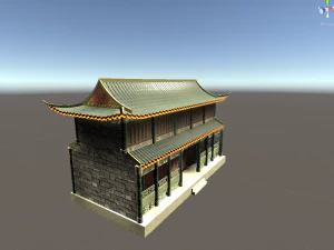 chinese temple wen yuange ko 3D Model