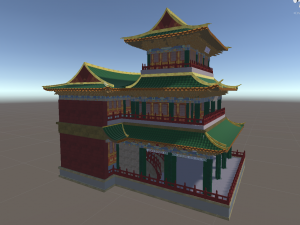 chinese temple chang yin ko Model 3D