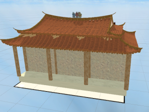 chinese temple fu an gong 3D Model