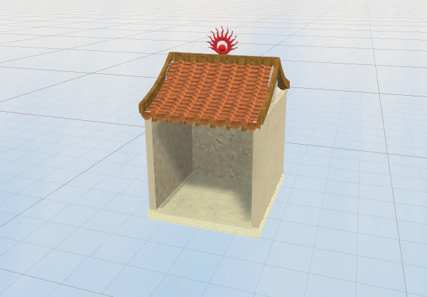 chinese temple fu de cih 3D Model .c4d .max .obj .3ds .fbx .stl .blend