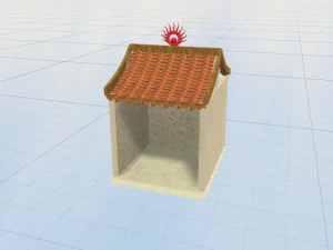 kuil cina fu de cih Model 3D