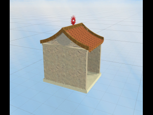 chinese temple fu de cih 3Dモデル