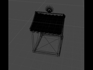 chinese temple fu de cih 3Dモデル