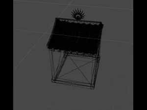 chinese temple fu de cih 3D Model