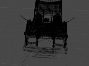 chinese temple dai shi jia miao Model 3D
