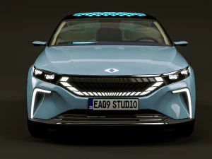 TOGG Concept Sedan 2024 3D Model
