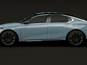 TOGG Concept Sedan 2024 3D Model