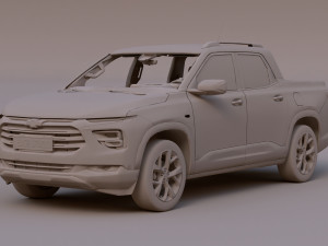 Chevrolet Montana 2024 3D Model