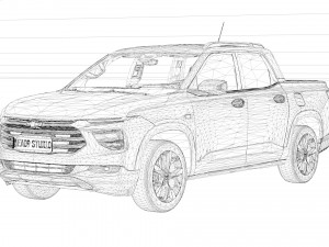 Chevrolet Montana 2024 3D Model