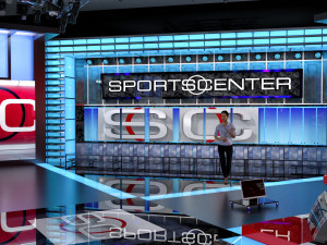 ESPN sportcenter studio 3D 모델