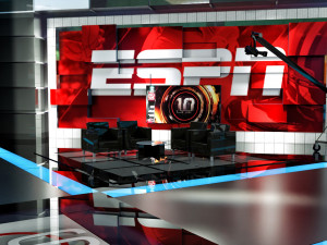 ESPN sportcenter studio 3D 모델
