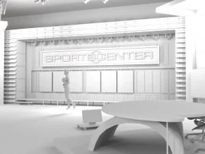 ESPN sportcenter studio 3D Model
