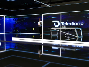 Estudio de noticias Modelo 3D