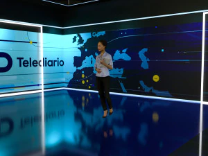 Estudio de noticias Modelo 3D