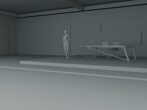 News Studio Modelo 3D