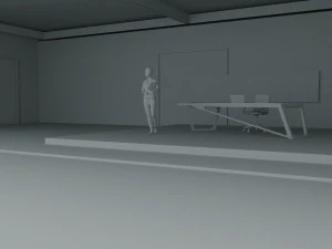 Estudio de noticias Modelo 3D