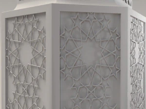 Lantern Islamic 3D Model