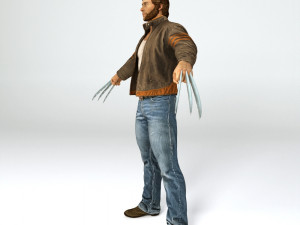 X-MEN Logan Wolverine Model 3D