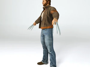 X-MEN Logan Wolverine 3D Model