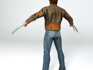 X-MEN Logan Wolverine Model 3D
