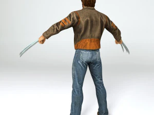 X-MEN Logan Wolverine 3D Model