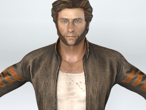 X-MEN Logan Wolverine Model 3D