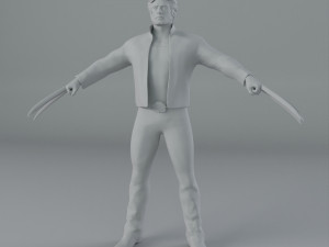 X-MEN Logan Wolverine Model 3D