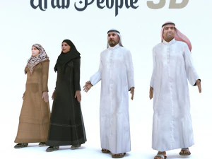 Arap Kişi 3D 3D Model