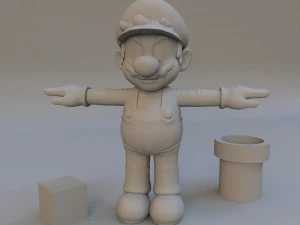 Super Mario 3D Model