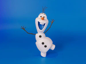 Frozen Olaf 3D Model