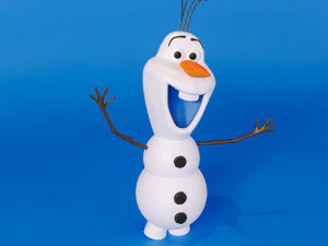 Frozen Olaf 3D Model