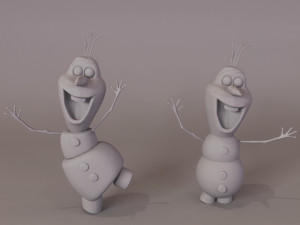 Frozen Olaf Modelo 3D