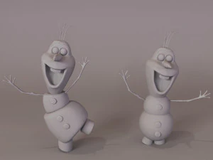 Frozen Olaf 3D Model