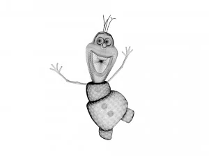 Frozen Olaf 3D Model