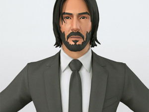 John Wick 3D Model
