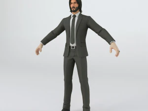 John Wick 3D Model