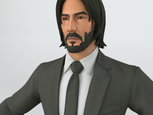 John Wick 3D Modell