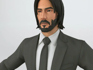 John Wick 3D Model