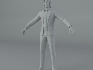 John Wick 3D Modell