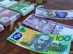Multi Currency 3D Model