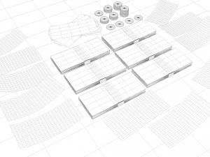 Multi Currency 3D Model