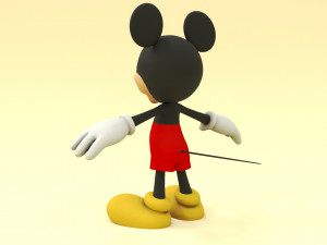 Mickey Mouse 3D 3D मॉडल