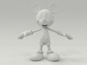 Mickey Mouse 3D 3D मॉडल