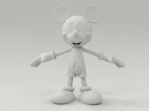 Mickey Mouse 3D 3D Model