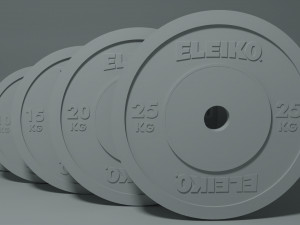 Olympic Weights Bar Set Eleiko Modello 3D