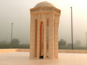 Shahidlar Monument 3D 3D Model