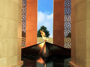 Shahidlar Monument 3D 3D Model